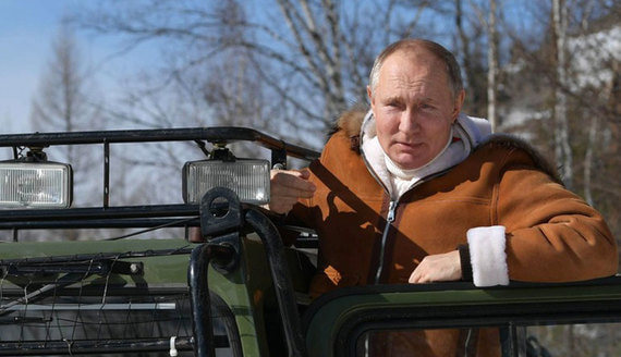 Отдых Путина и Шойгу в Сибири. Фотогалерея
