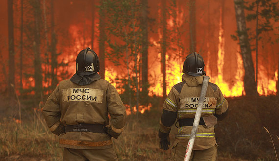 Вслед за потеплением в некоторые регионы России пришли лесные пожары. Фотогалерея