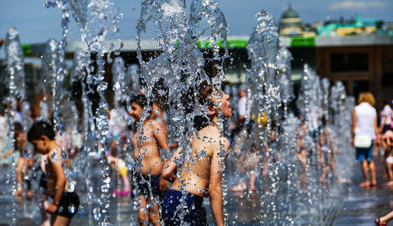 Аномальная жара в Москве устанавливает новые рекорды. Фотогалерея