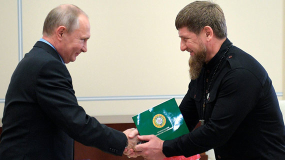 Путин рекомендовал Кадырову вновь выдвинуться на пост главы Чечни