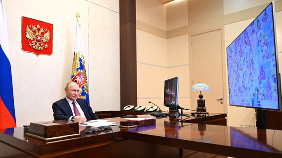 Путин успокоил расплакавшегося во время видеоконференции с ним пятиклассника