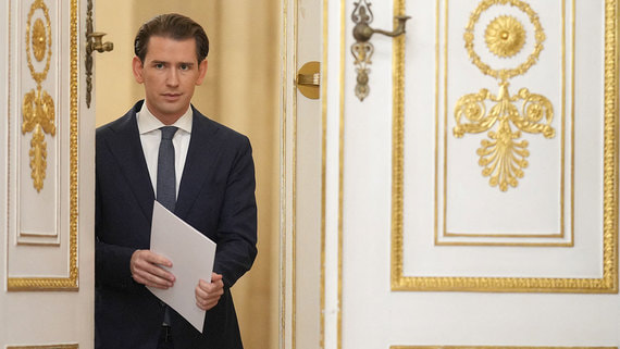 Австрийский канцлер Себастьян Курц подал в отставку