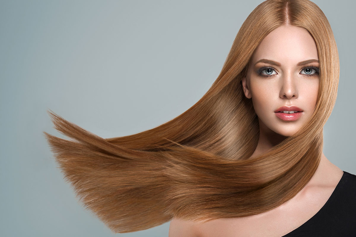 В тренде ровные проборы, незаметные переходы цвета и гладкость