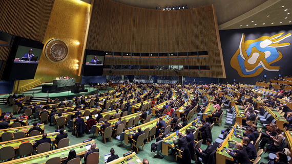 Генассамблея ООН одобрила исключение России из Совета по правам человека