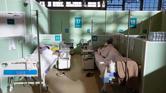 В России за сутки втрое выросло число госпитализаций с COVID-19