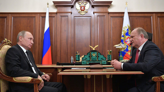 Владимир Путин начал серию встреч с руководством думских фракций