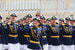  На фото:<strong> </strong>военнослужащие парадных расчетов в Санкт-Петербурге