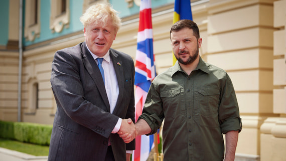 Премьер Великобритании Джонсон прибыл в Киев для встречи с Зеленским
