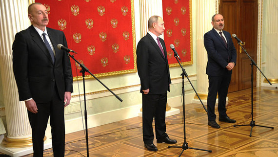 Лидеры России, Азербайджана и Армении проведут очные переговоры
