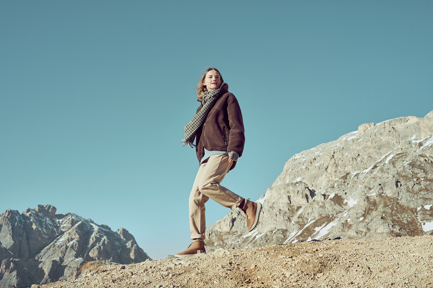 Съемки осенне-зимней коллекции Ecco проходили на севере Италии