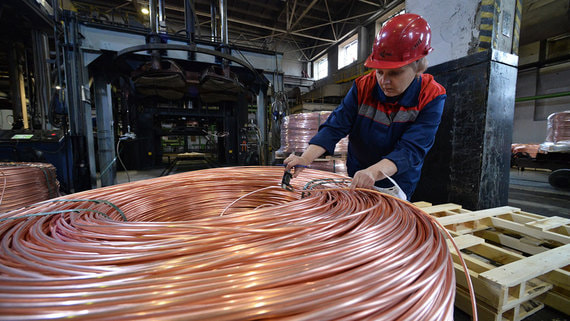 Россия увеличила импорт меди в Китай в ноябре на четверть