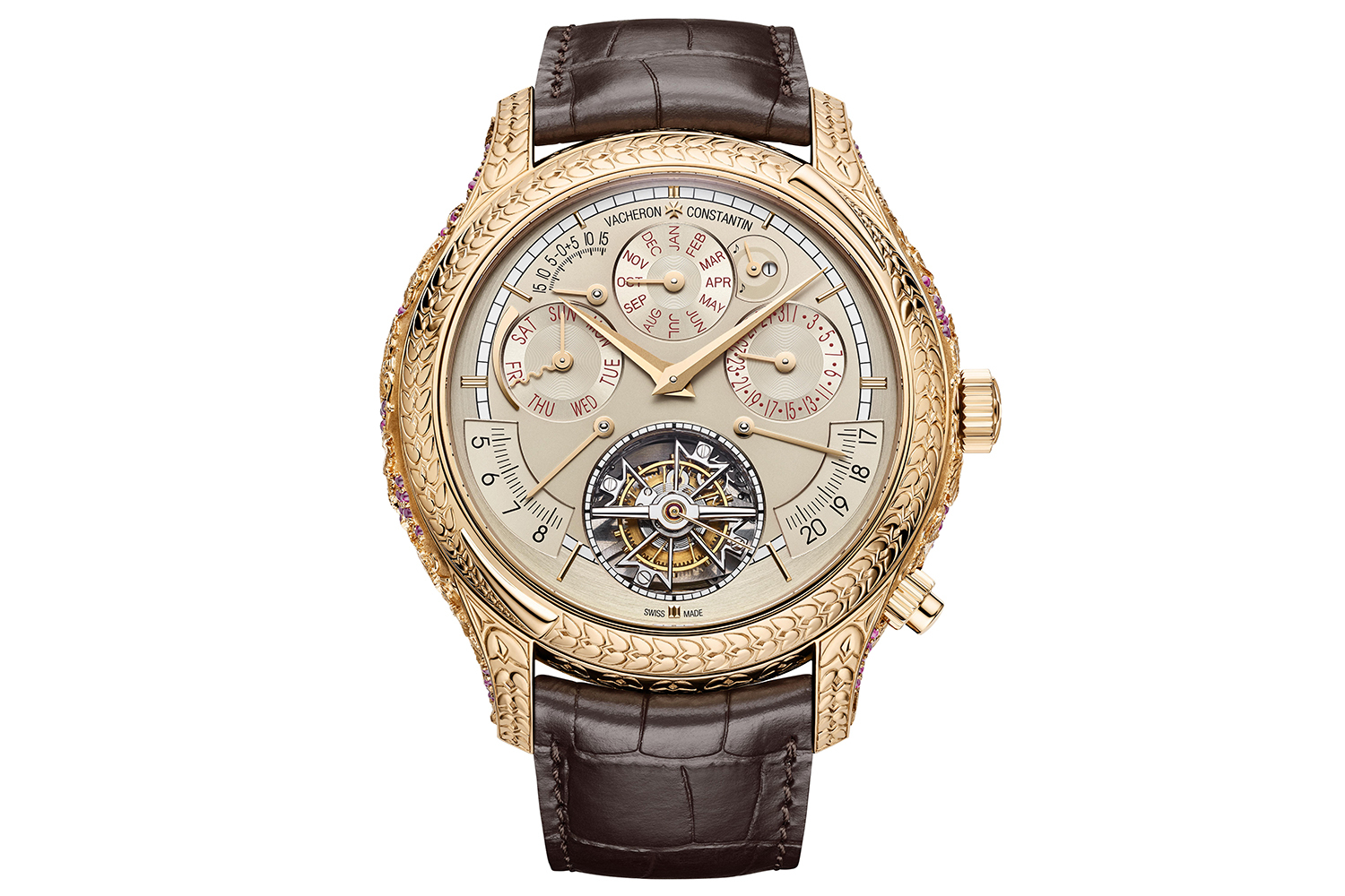 Часы Vacheron Constantin Les Cabinotiers Bacchus с минутным репетиром и турбийоном включают в себя 16 усложнений