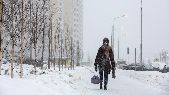 Синоптик предупредил о метели и понижении атмосферного давления в Москве
