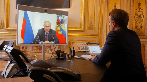 Телефонный разговор Путина и Макрона состоится 28 января