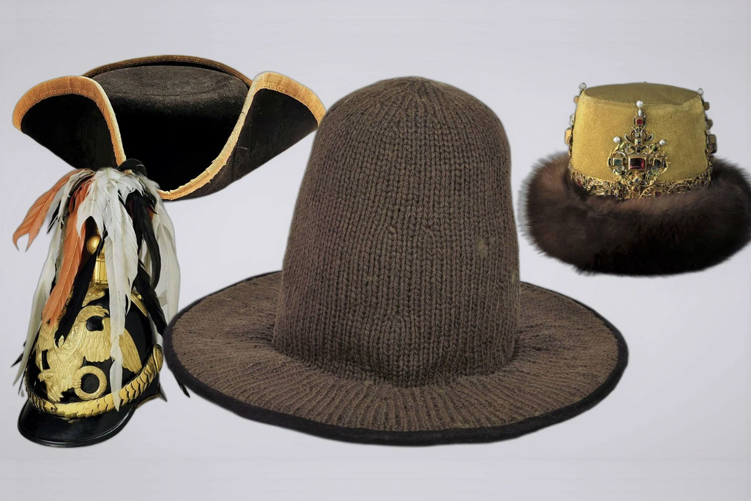 Головные уборы семи императоров России сегодня хранятся в Эрмитаже и&nbsp;в Оружейной палате