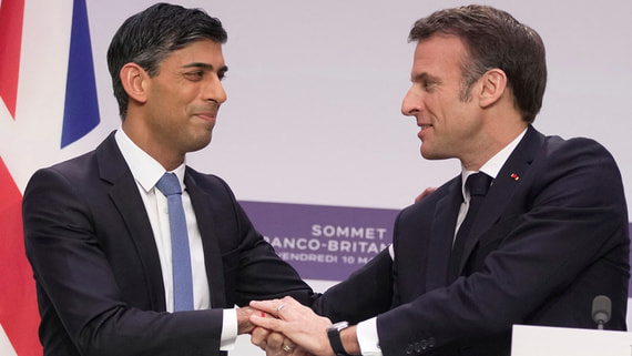 Британский премьер впервые за пять лет встретился с президентом Франции