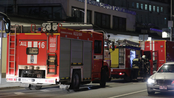 МЧС ликвидировало возгорание электроприбора в здании Минобороны