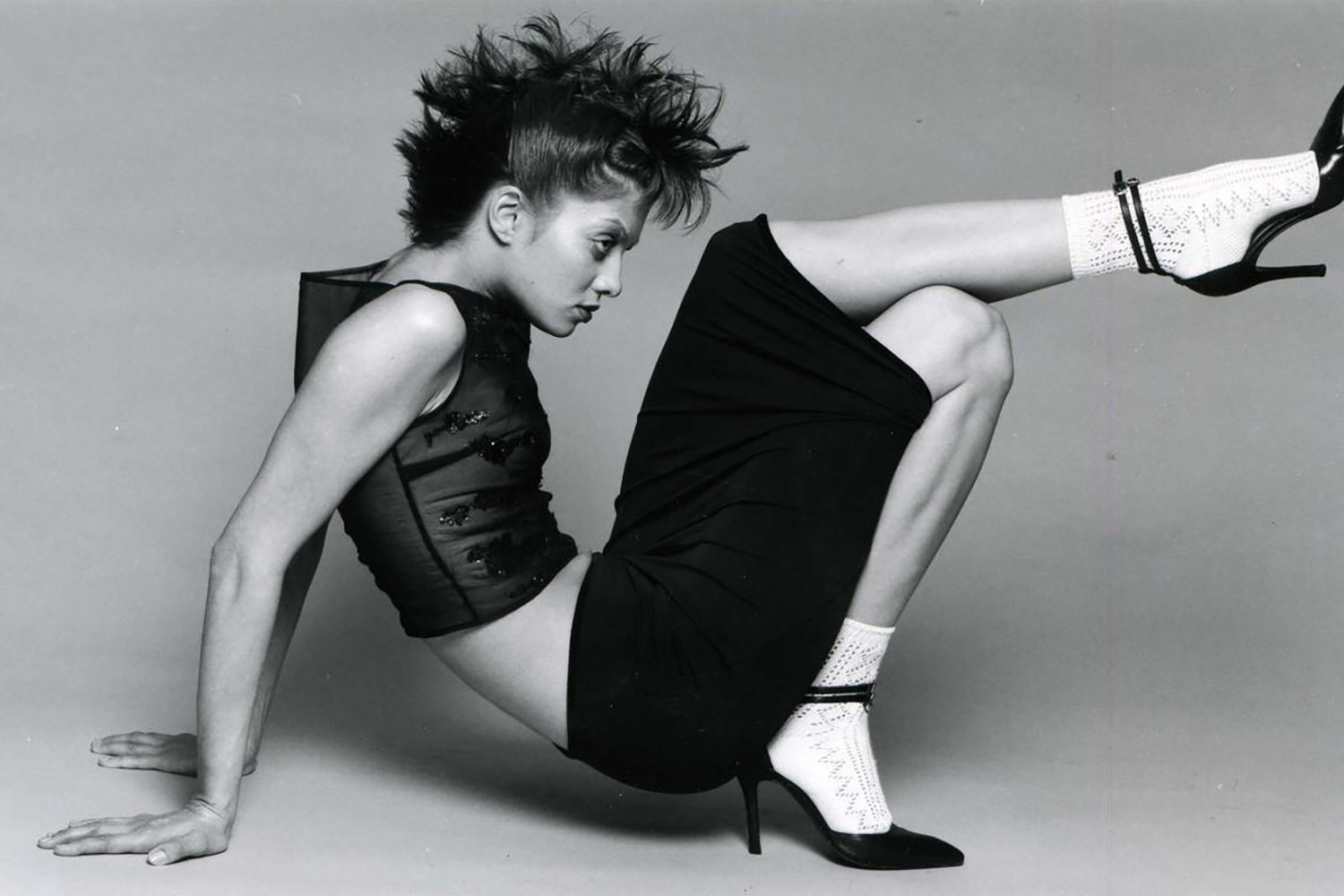 Модель Оксана Кузьмина в рекламе Mercedes-Benz, 1995 г.