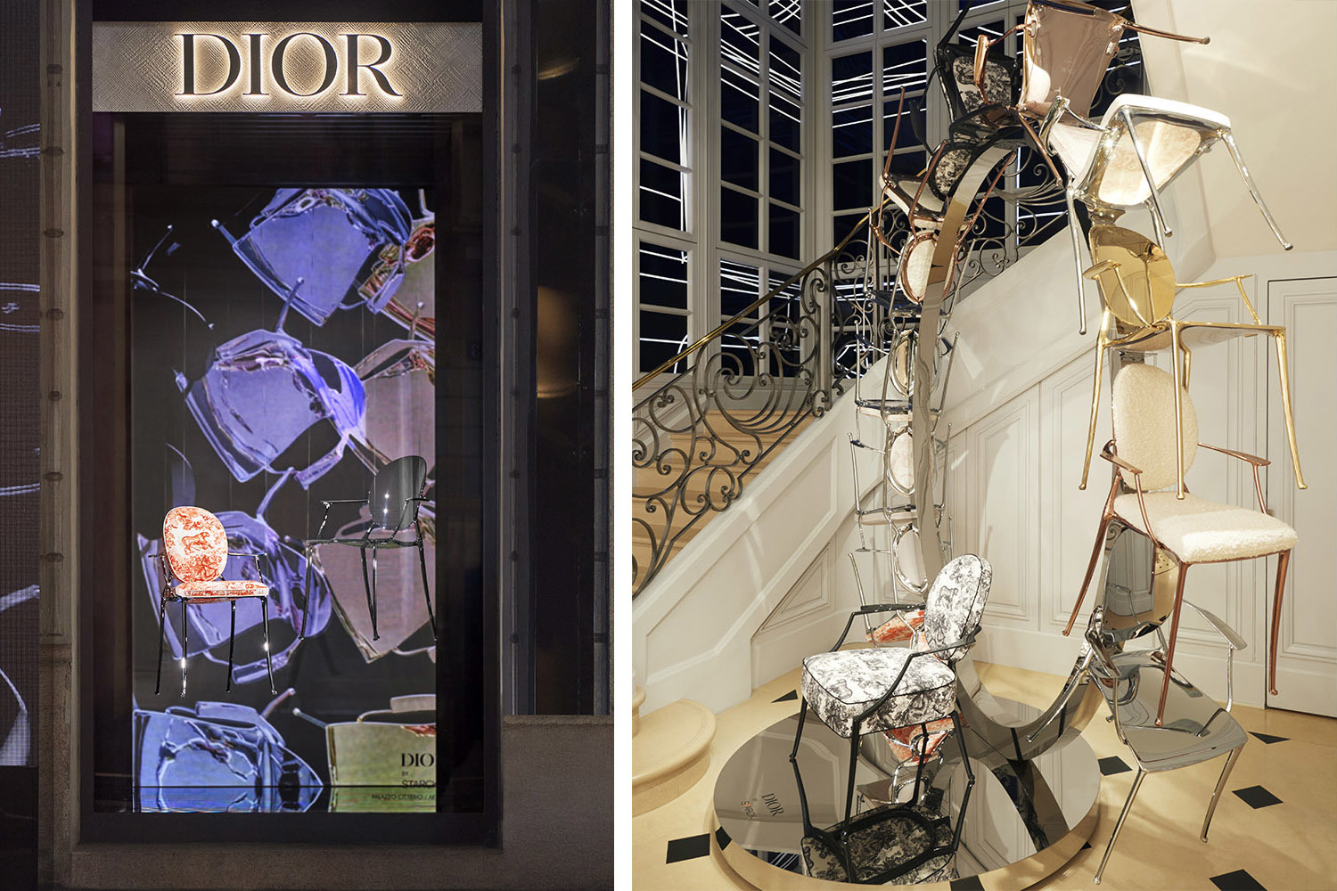 Помимо «женского» стула и «мужского» кресла, в коллекцию Dior by Starck также входят столы и табуретки