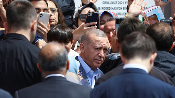 Реджеп Эрдоган набирает меньше 50% голосов избирателей