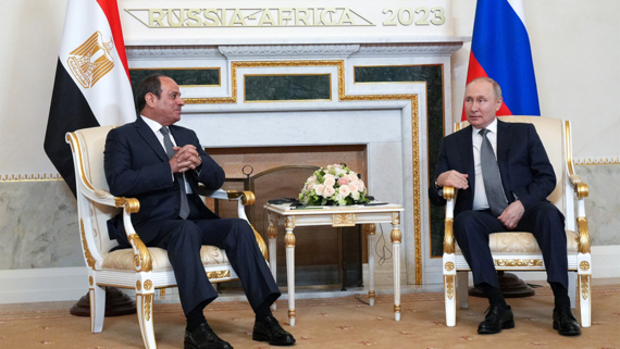 Путин обсудил с президентом Египта сотрудничество в сфере энергетики