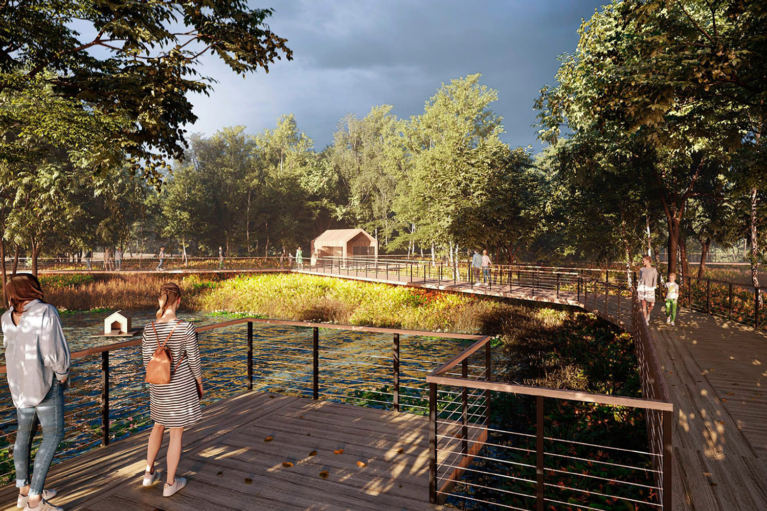 Одна из экотроп в столичном суперпарке «Яуза»