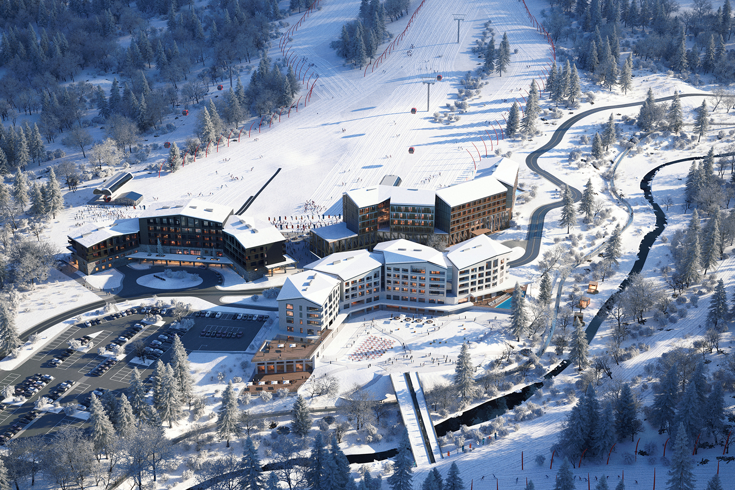 Так будет выглядеть «Новый Шерегеш»