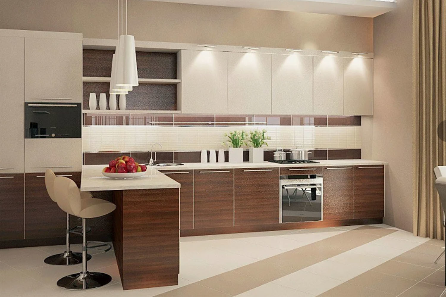 Объединение кухни и гостиной уместно, когда в квартире есть еще 2-4 жилых комнаты, считают эксперты