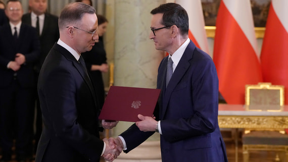 Правительство Моравецкого приведено к присяге в Польше