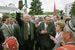 Президент России Борис Ельцин (второй слева), президент Башкирии Муртаза Рахимов (третий справа) и Наина Ельцина, 1996 г.