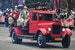 На фото: пожарная машина ЗиС на параде войсковых частей Волгоградского территориального гарнизона 