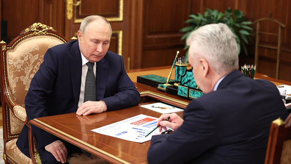 Собянин доложил Путину о 25-40% росте производственных показателей Москвы