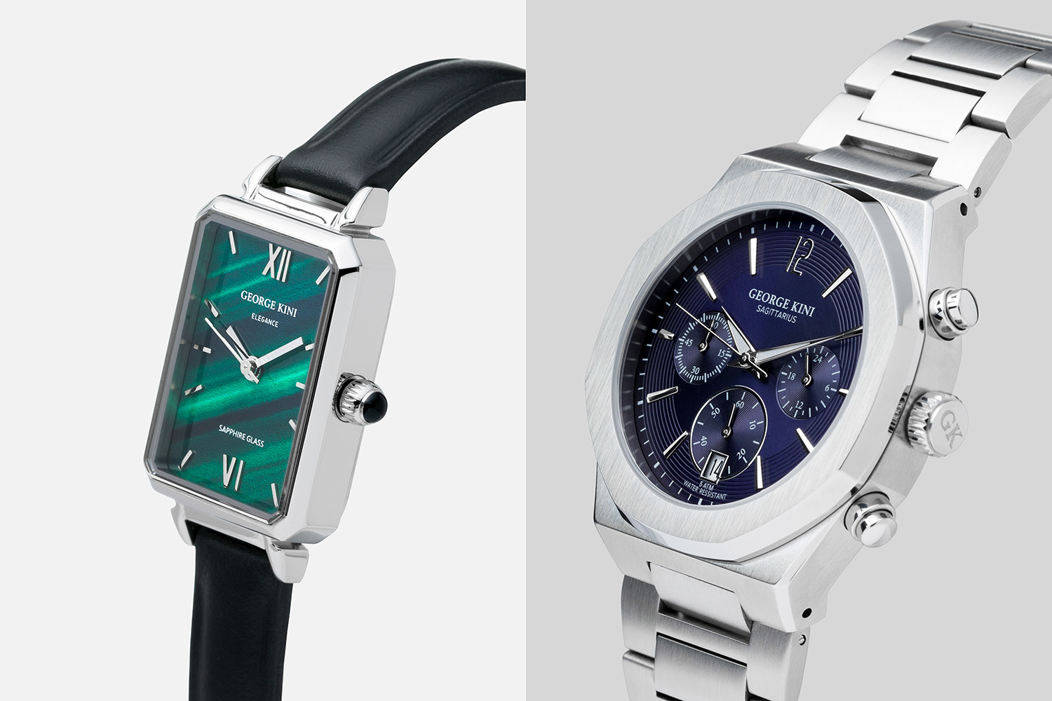 Среди коллекций George Kini особое место занимают часовые собрания