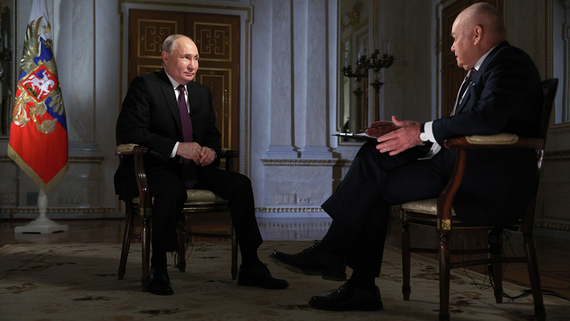 О чем рассказал Владимир Путин в интервью Дмитрию Киселеву