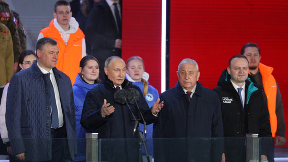 Путин выступил на концерте к годовщине воссоединения Крыма с Россией