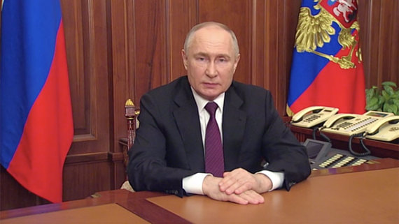 В Кремле пообещали сообщить об обращении Путина в связи с терактом в «Крокусе»