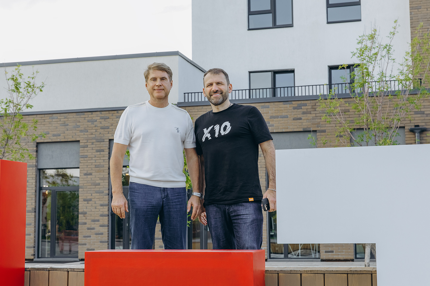 Авторы проекта Игорь Рыбаков и Василий Курбацких