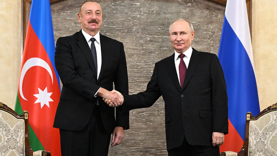 Путин проведет переговоры с президентом Азербайджана Алиевым 22 апреля