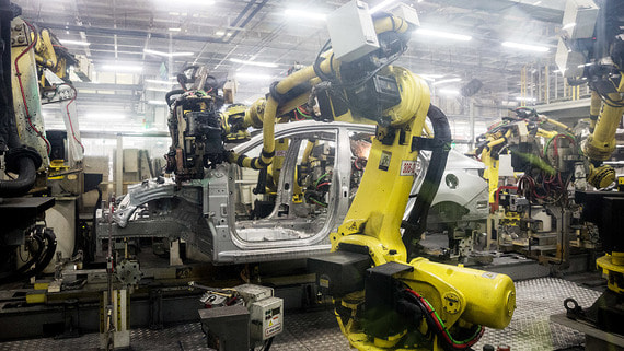 Более 90 000 роботов будут вкалывать на российских заводах к 2030 году