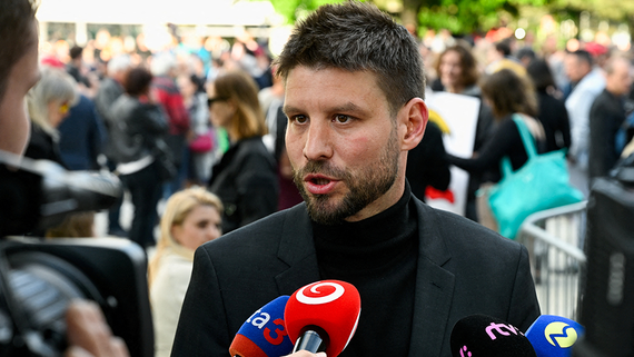 Глава оппозиционной партии «Прогрессивная Словакия» заявил о получении угроз