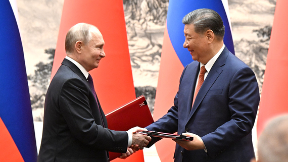 Путин поблагодарил Си Цзиньпина за гостеприимство телеграммой