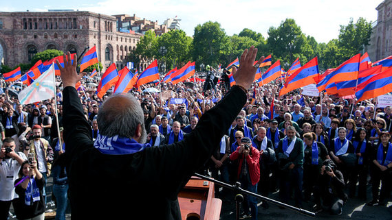 В Армении начались акции протеста против Пашиняна