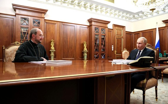 Путин встретился с руководителем фонда «Круг добра» Ткаченко