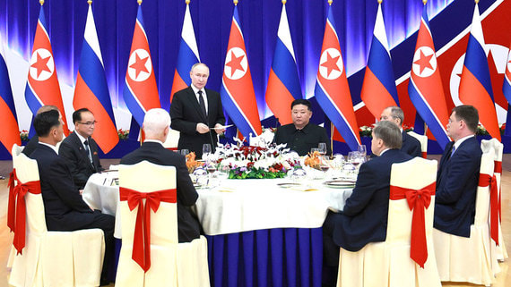 Путин поблагодарил Ким Чен Ына за гостеприимство