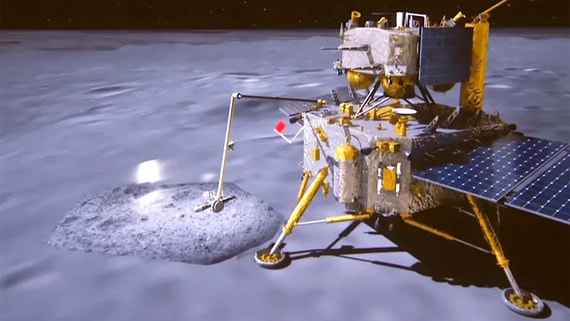 Китайский зонд впервые в истории доставил образцы грунта с обратной стороны Луны