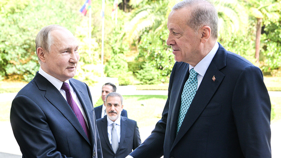 В Астане началась встреча Путина и Эрдогана