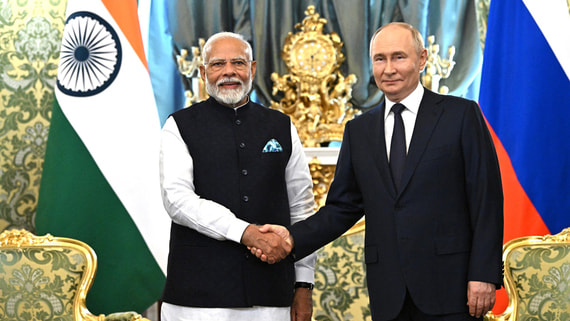 МИД Индии сообщил о подписании девяти документов с Россией