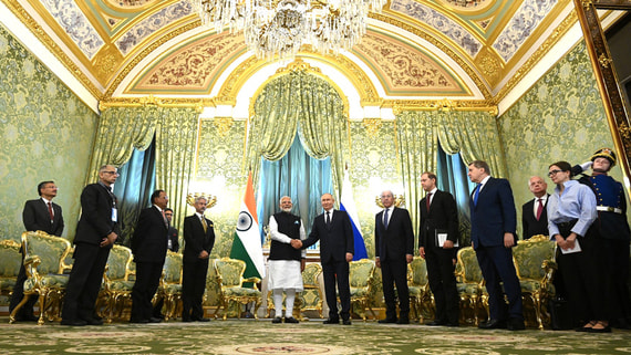 Россия и Индия подписали совместное заявление по результатам визита Моди