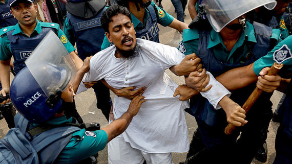 Как проходят забастовки в Бангладеш