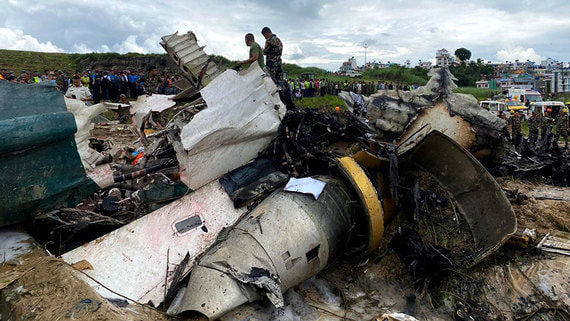 Крушение самолета Saurya Airlines в Непале